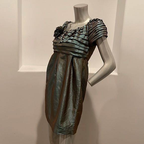 Twelve Couture  Rive  Gauche Mini  Dress  2007  Green  Size S - Picture 3 of 13